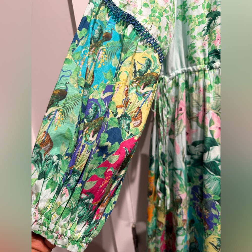 Anthropologie the Eleanora Long Sleeve Maxi Dress Size L - Picture 11 of 16